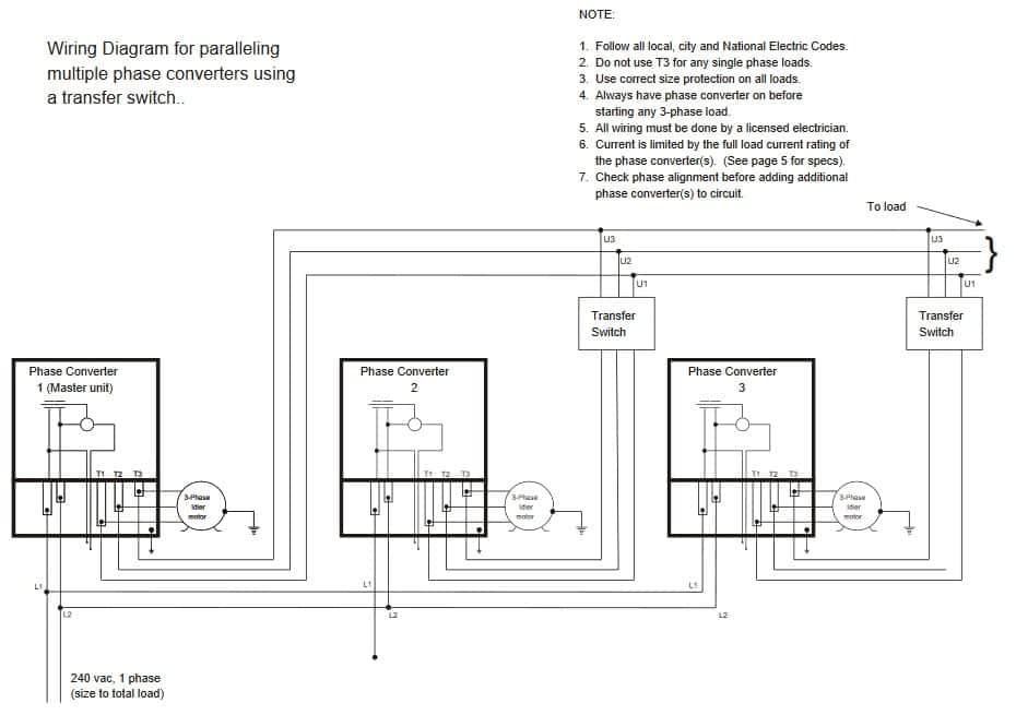 How To Wire A Phase Rotary Converter