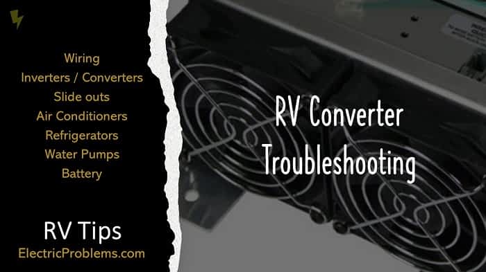 rv power converter troubleshooting