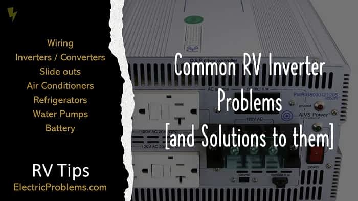 rv inverter charger problems